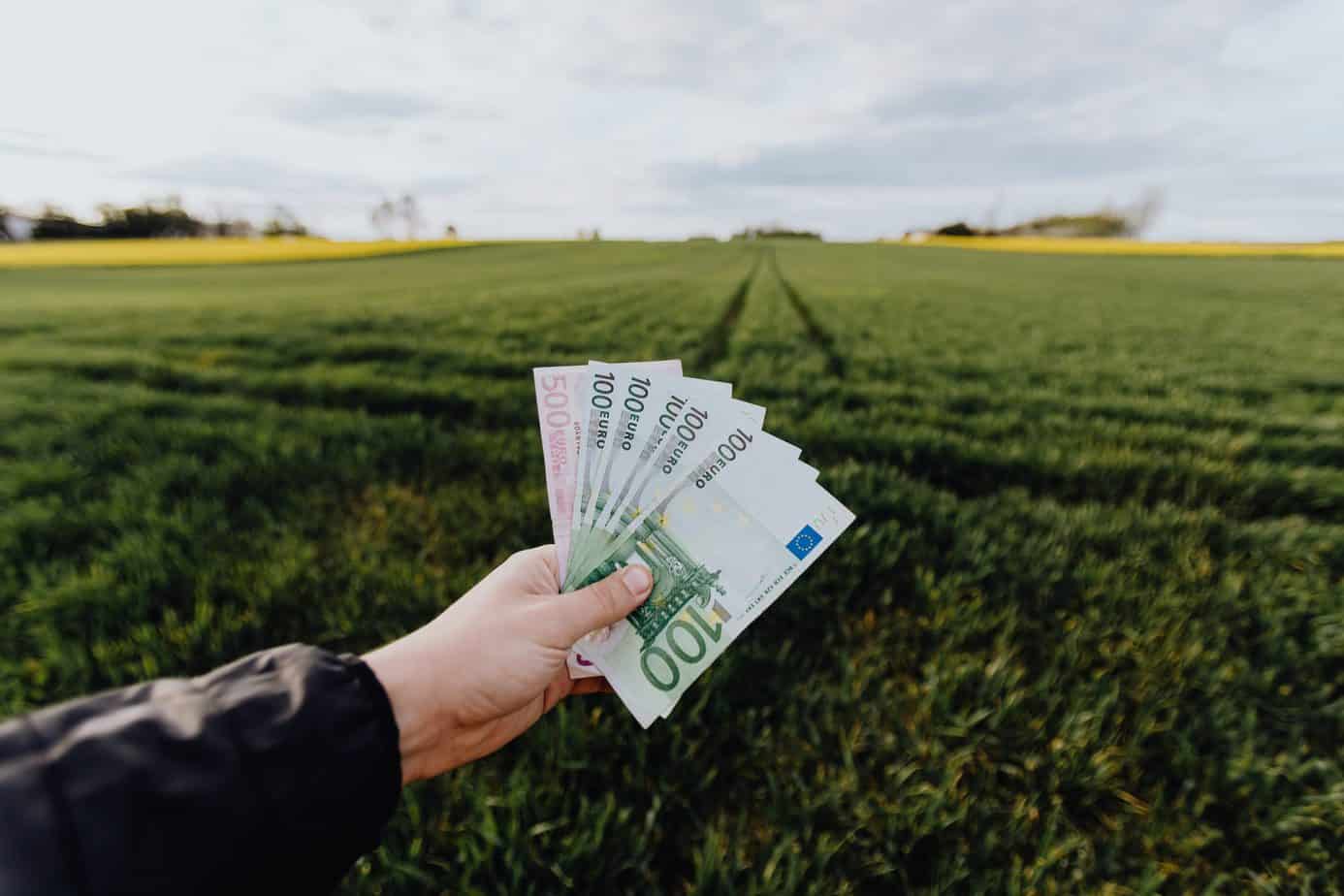 money in hands